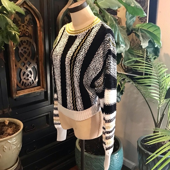 Free People Show Me Love stripe pull over sweater - Picture 5 of 14